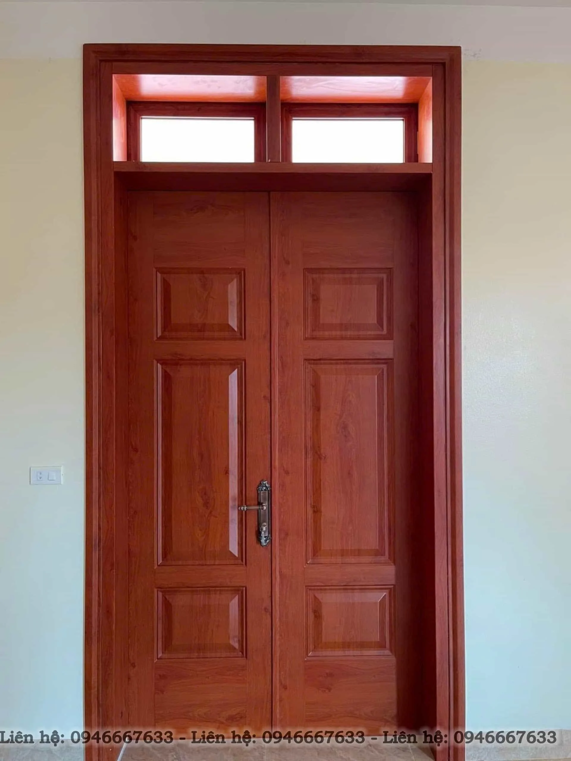 Giá cửa thép vân gỗ tại Bạc Liêu