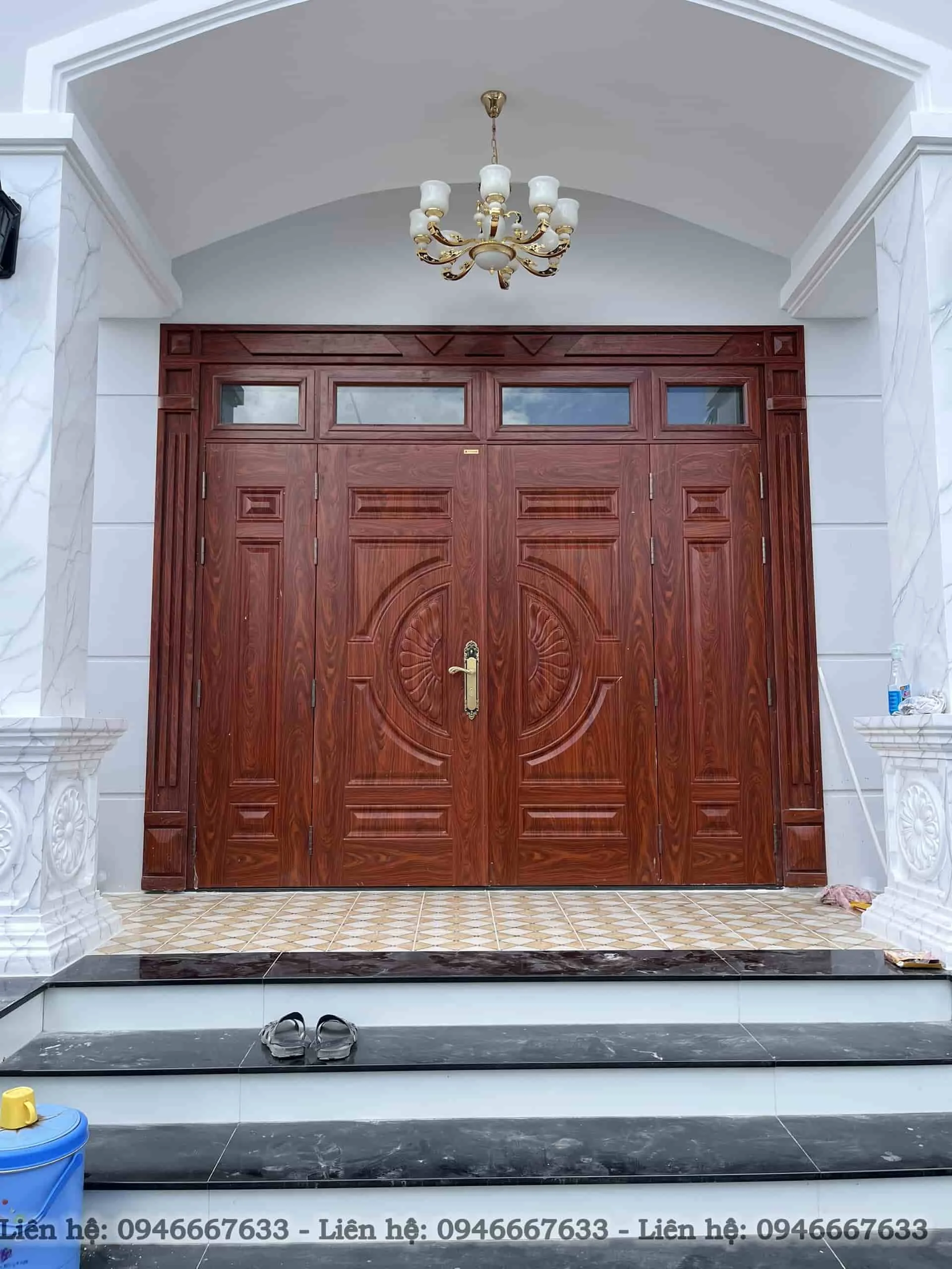 Giá cửa thép vân gỗ tại Bạc Liêu