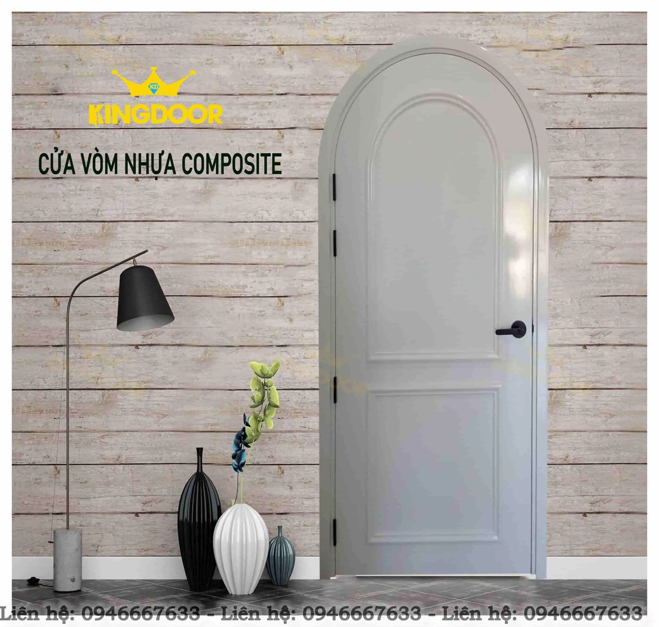 Giá cửa vòm Composite tại Bình Thuận