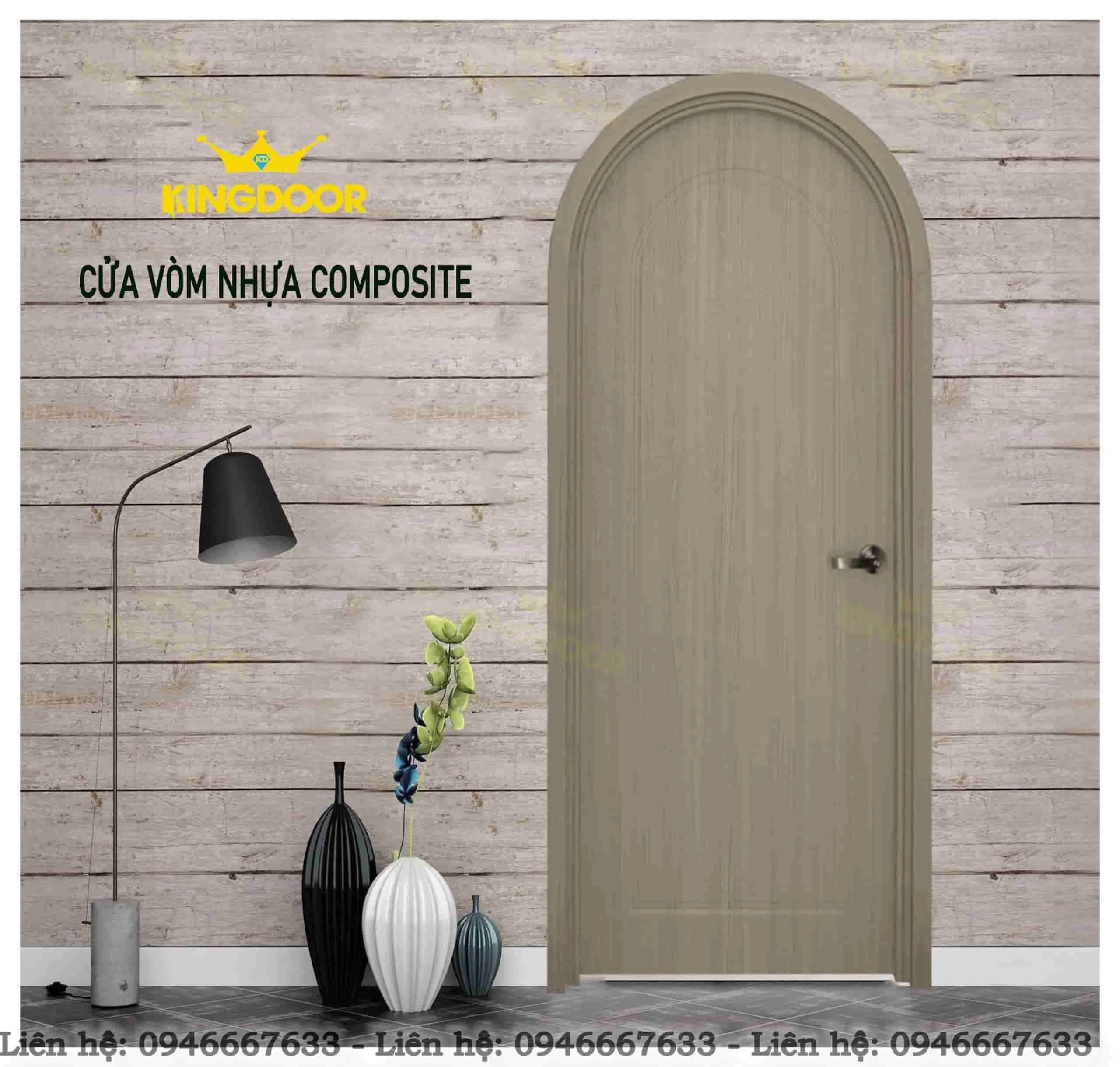 Giá cửa vòm Composite tại Bình Thuận