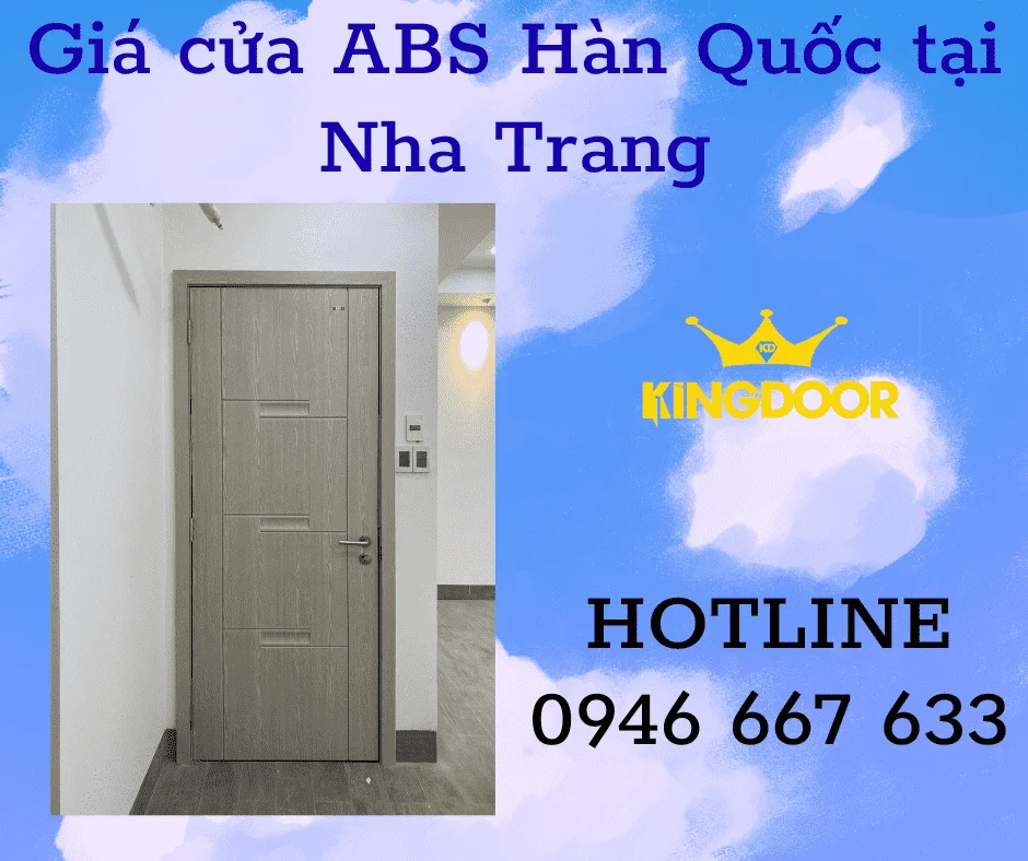 Giá cửa ABS Hàn Quốc tại Nha Trang/ Cửa phòng đẹp